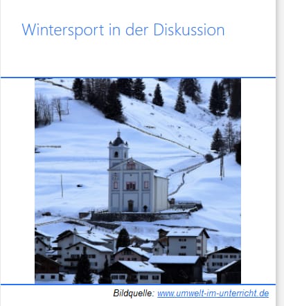 Wintersport in der Diskussion