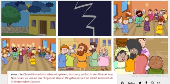 Pfingsten für Kinder erzählt